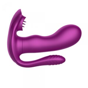 Intense Pleasure" - Wibrator z 3 silnikami, 9 trybami wibracji i stymulacją łechtaczki