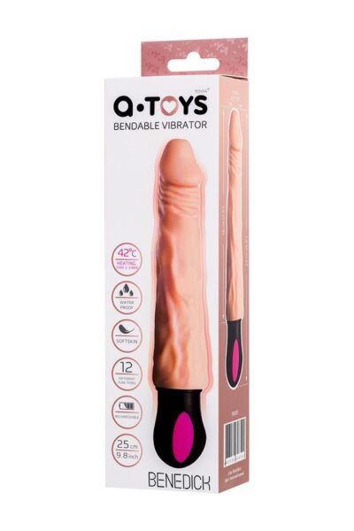 A-Toys Benedick: Elastyczny wibrator grzewczy - Luksus i innowacja spotykają się w jednym