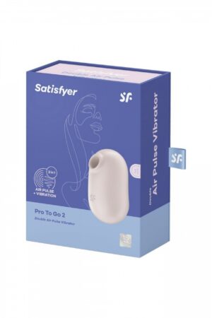 Satisfyer Pro To Go 2 - Intensywne fale i pulsujące wibracje dla podróżujących