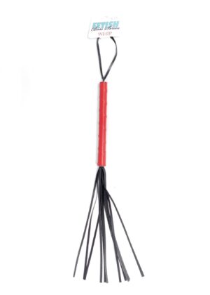 Fetish B Series Whip Red – Czerwony Pejcz BDSM z Silikonu