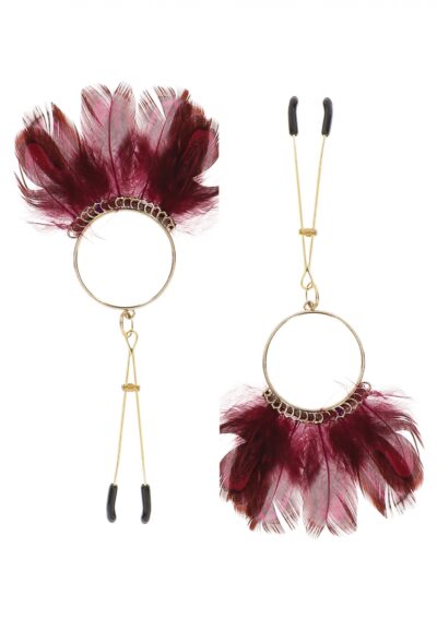 TABOOM Tweezers with Feathers - Delikatne i Zmysłowe Akcesoria Do Pobudzania Słodkich Stref