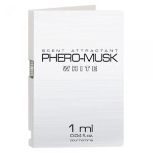 PHERO-MUSK WHITE - Mocno Pociągający Zapach dla Mężczyzn, który Rozpala Namiętność