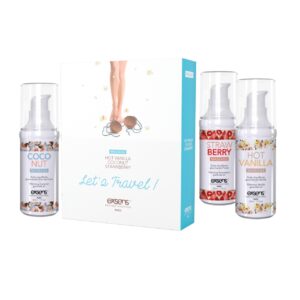 Zestaw Prezentowy EXSENS Let's Travel! 3 x 30 ml – Kosmetyki Podróżne dla Kobiet