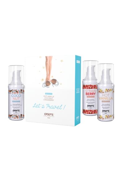 Zestaw Prezentowy EXSENS Let's Travel! 3 x 30 ml – Kosmetyki Podróżne dla Kobiet