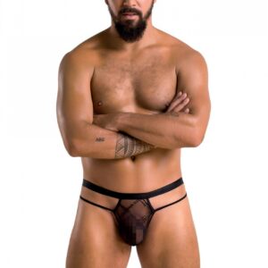 029 THONG COLLIN black L/XL   Passion