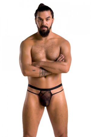 029 THONG COLLIN black L/XL   Passion