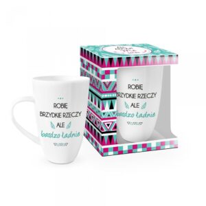 ALL ABOUT ME   kubek wysoka baryłka 400ml   Brzydkie rzeczy