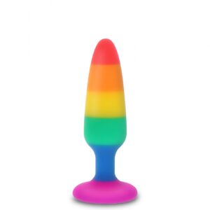 Twink Plug Medium - Tęczowa rozkosz dla niezapomnianych doznań!