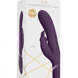 Wibrator króliczek VIVE045 Dual Pulse Wave - Odkryj niezwykłe przyjemności!