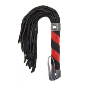 Pejcz Frusta A Frange Line Whip Black – Stylowy Pejcz BDSM z Frędzlami