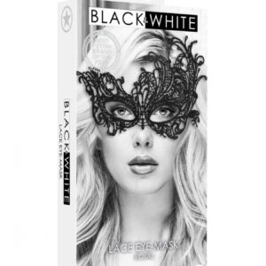 Maska OUCH! Royal Black Lace - Tajemnicza i uwodzicielska maska erotyczna