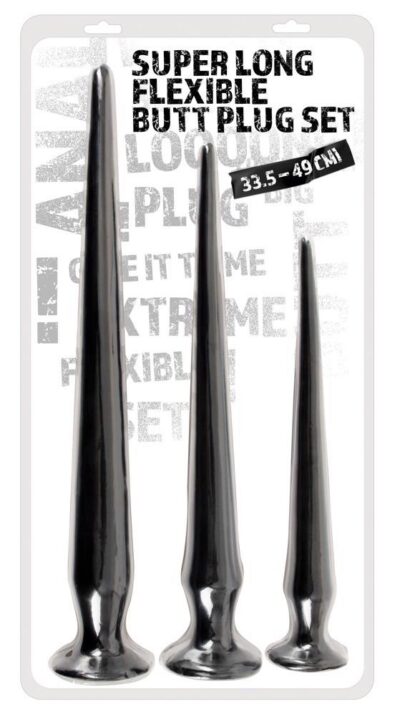 Zestaw Super Long Flexible Butt Plug Set - Eksploruj swoją seksualność z niezwykłymi korkami analnymi!