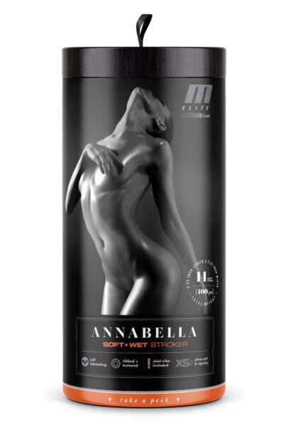 Annabella - Twoje intymne marzenie spełnione | Samosmarujący wibrator o żebrowanej ścieżce i mocnych wibracjach