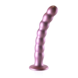 Odkryj niezapomniane doznania z naszym eleganckim 8 / 20,5 cm silikonowym dildo z koralikami!