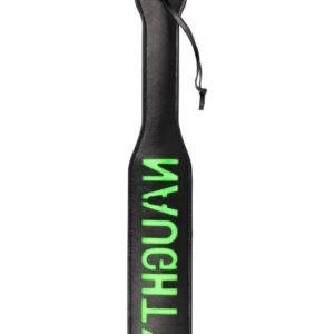 Naughty Paddle Glow in the Dark – Fluorescencyjna Packa BDSM