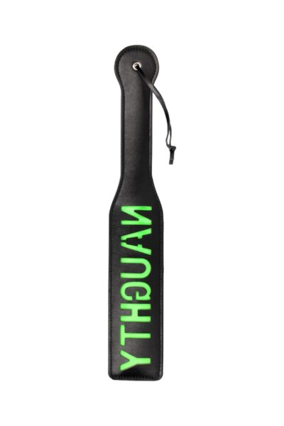 Naughty Paddle Glow in the Dark – Fluorescencyjna Packa BDSM