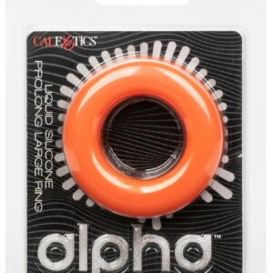 Zwiększ przyjemność i wydajność z dużym pierścieniem Alpha Liquid Silicone Prolong!