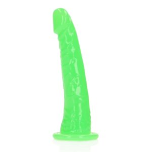 Zmysłowe dildo GLOW IN THE DARK - kulminacja stylowo!