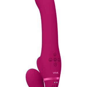 AI G-spot strap-on z falami powietrznymi - intensywna satysfakcja i niezliczone możliwości