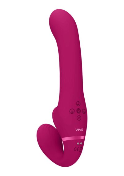 AI G-spot strap-on z falami powietrznymi - intensywna satysfakcja i niezliczone możliwości