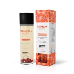 Organiczny Olejek do Masażu z Kamieniami Karneol i Morela 100 ml