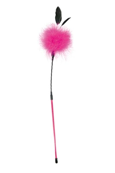 Pink Pompom Whip – Różowy Pejcz z Pompomem do Zmysłowej Stymulacji