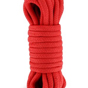 Czerwona lina bondage Sweet Caress - Odkryj nowe horyzonty przyjemności!