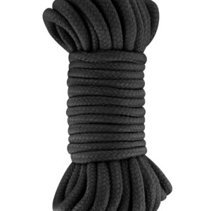 Czarna lina bondage Sweet Caress - Odkryj nowe możliwości eksploracji erotycznych!