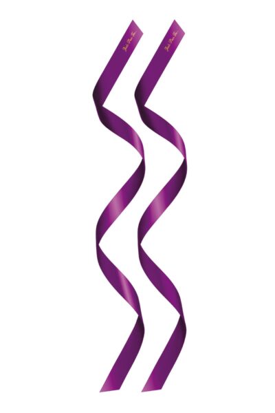 Purple Satin Blindfolds - Juste Pour Toi: Delight in Sensual Sensory Exploration