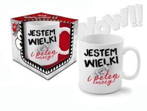 BIG WOW  Kubek Big Boss 800 ml   Jestem wielki i pełen mocy