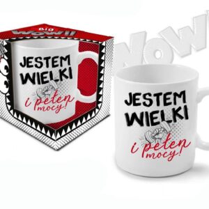BIG WOW  Kubek Big Boss 800 ml   Jestem wielki i pełen mocy
