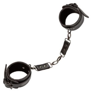Ankle Cuffs Black – Czarne kajdanki na kostki z regulacją