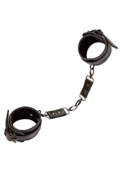 Ankle Cuffs Black – Czarne kajdanki na kostki z regulacją