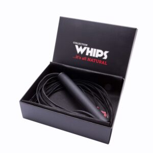 Pejcz Whips Mały Pejcz Czarny – Kompaktowy Skórzany Pejcz BDSM