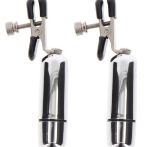 Odkryj nowe rozkosze z eleganckimi i stylowymi zaciskami do sutków TABOOM Adjustable Vibrating Clamps!