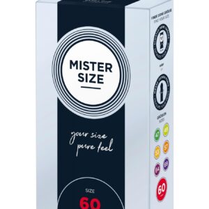 MISTER SIZE 60mm Condoms 10pcs Natural