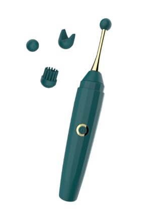Stymulator z trzema zamiennymi końcówkami - Elegancja i Rozkosz w Jednym