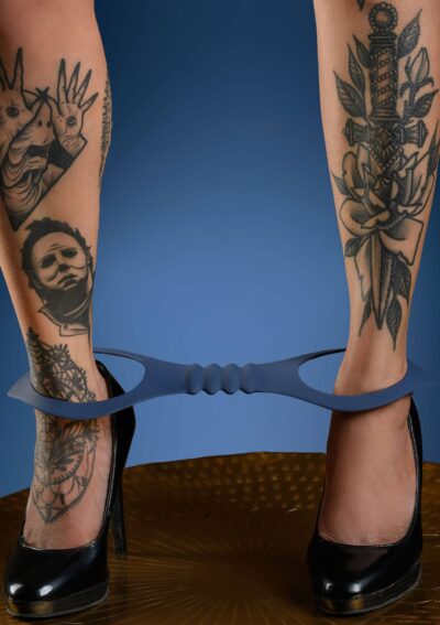 Silicone Ankle Cuffs Blue – Niebieskie silikonowe kajdanki na kostki