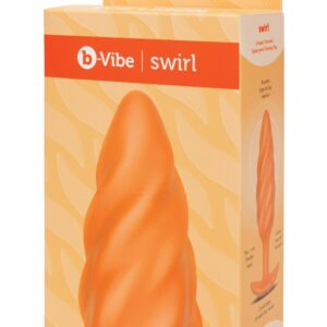 b-Vibe Swirl Texture Plug - Intensywnie Teksturowany Gadżet Erotyczny dla Maksymalnej Przyjemności