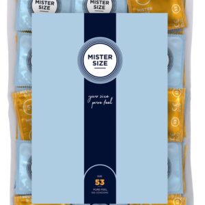 Mister Size 53mm pack of 100