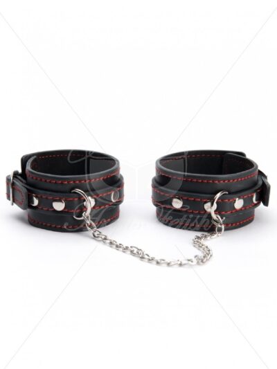 Mini Wrist Cuffs – Kompaktowe Kajdanki na Nadgarstki z Ekoskóry