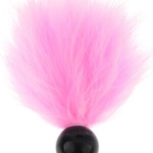 Tickler with Ball Pink – Różowe Piórko do Zmysłowej Gry Wstępnej