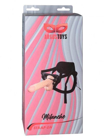 Milanche Strap On - Elastyczne dildo dla komfortowej i stylowej przyjemności