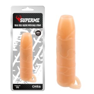 Real Feel Sleeve With Ball Strap - Intensyfikuj przyjemność z niesamowitym gadżetem!