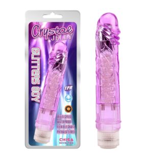 Glitters Boy - Purple: Wibrator eksplorujący intymne fantazje