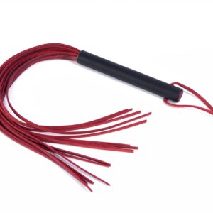Pejcz Flogger Crazy Horse Red – Elegancki Pejcz ze Skóry Naturalnej