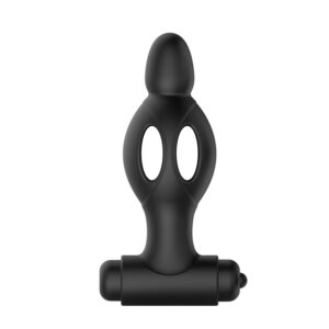 Wibracyjna wtyczka analna Mr Play Black Silicone - intensywne doznania i niezapomniane uciechy