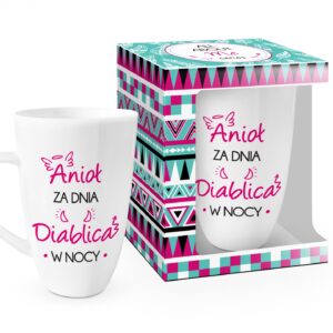 ALL ABOUT ME   kubek NBC wysoka baryłka 400ml.   Anioł za dnia