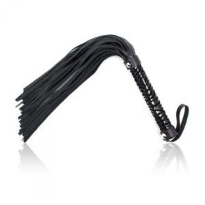 Pejcz Frusta Easy Squash Whip Black – Giętki Pejcz BDSM z Miękką Rączką
