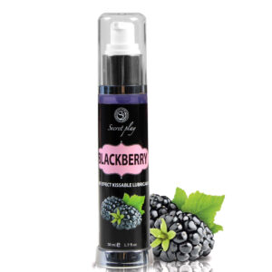 Jadalny Lubrykant BLACKBERRY HOT EFFECT Kissable 50 ml – Jeżynowy Efekt Rozgrzewający